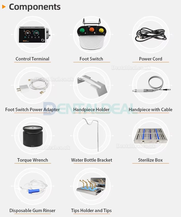 PlusPower Piezo Mini Dental Piezo Surgery Unit Piezosurgery System